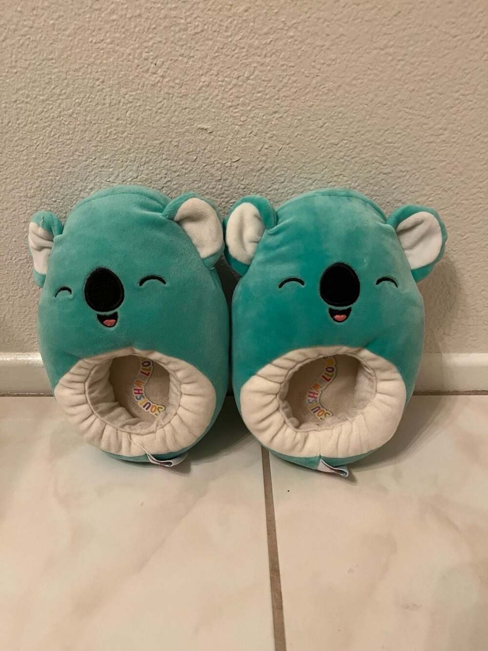 Squishmallows Kevin the Koala Plush Slippers